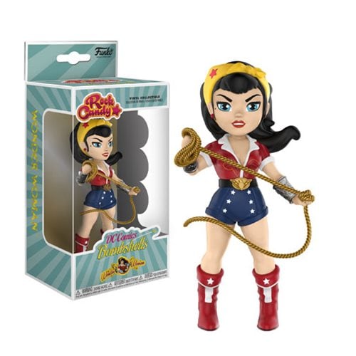 DC Bombshells Wonder Woman Rock Candy Vinyl Figure