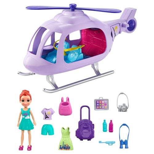 Polly Pocket Vacation Helicopter Playset