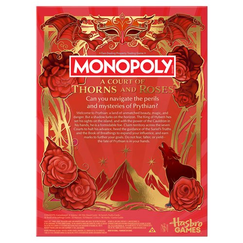 A Court of Thorns and Roses Monopoly Edition Board Game