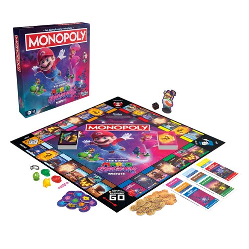 The Super Mario Galaxy Movie Edition Monopoly Board Game