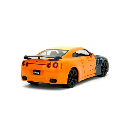 Hollywood Rides Naruto 2009 Nissan GT-R R35 1:24 Scale Die-Cast Metal Vehicle with Figure