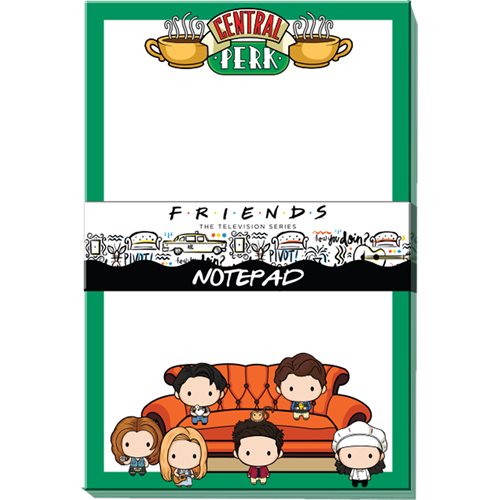 Friends Central Perk Chibi Large Notepad