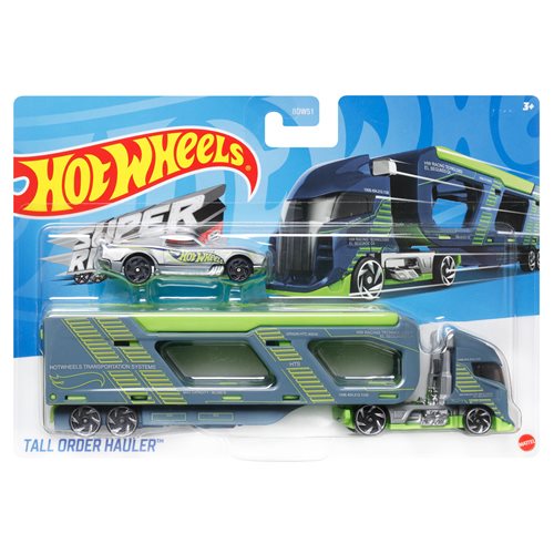 Hot Wheels Super Hauling Rig and Car 2024 Mix 2 Case of 6