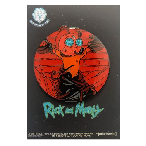 Rick and Morty Death Crystal Morty in Fortress Enamel Pin