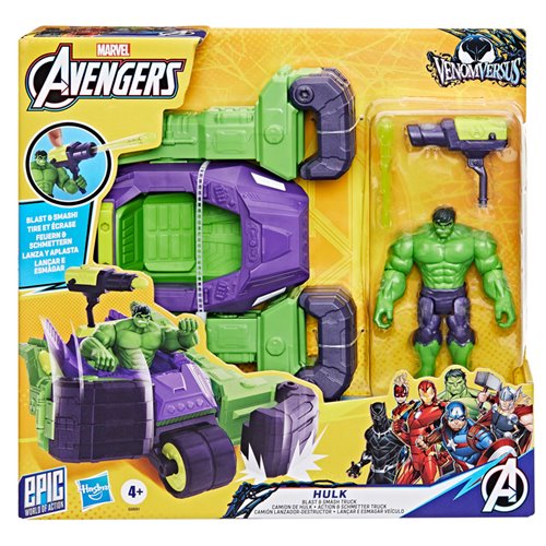 SMASH marvel 3個セット Marvel Avengers VenomVersus Epic World of Action Hulk Blast