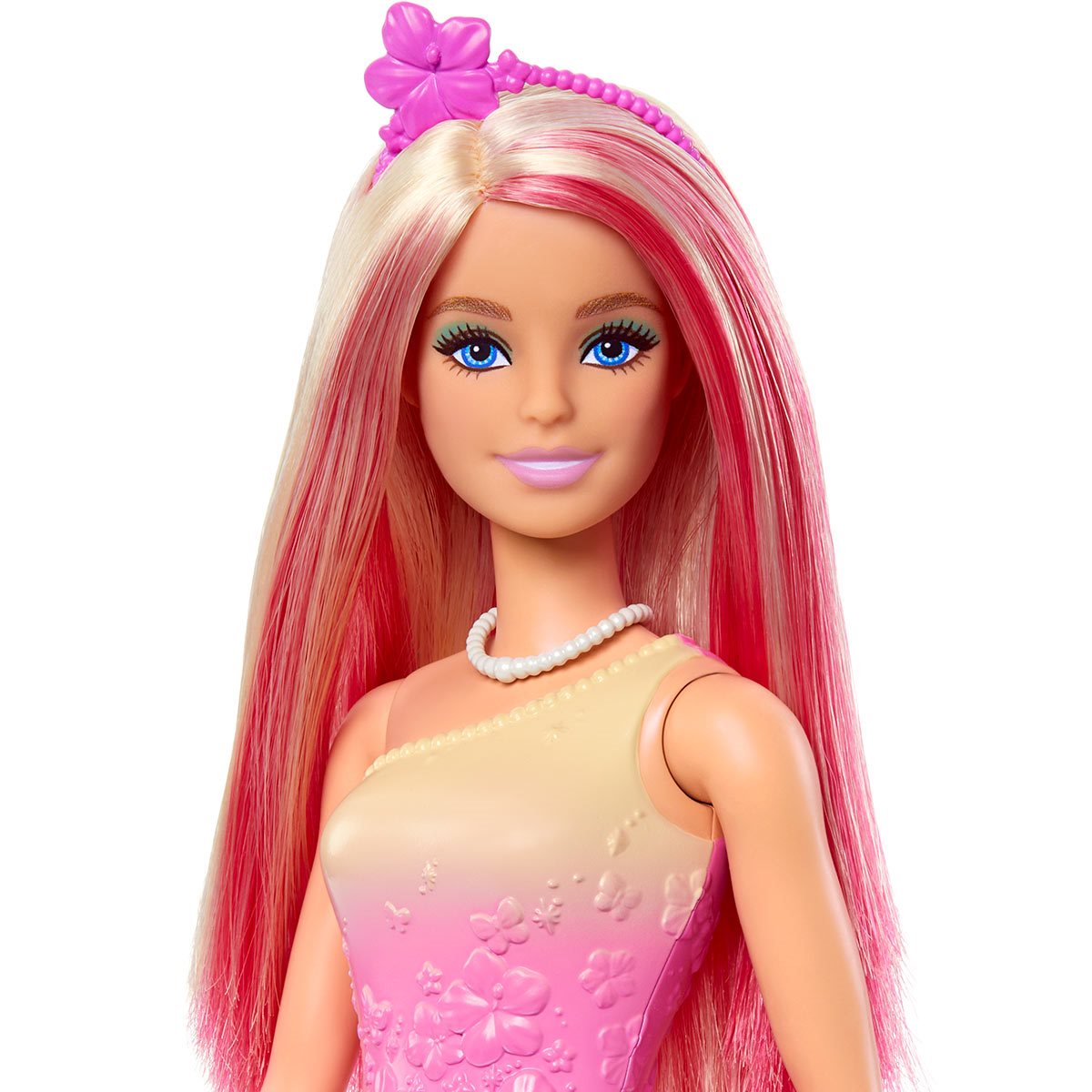 Barbie Color Reveal Glitter! Pink Hair Swaps Doll