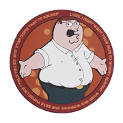 Family Guy Peter Talking Pin Badge