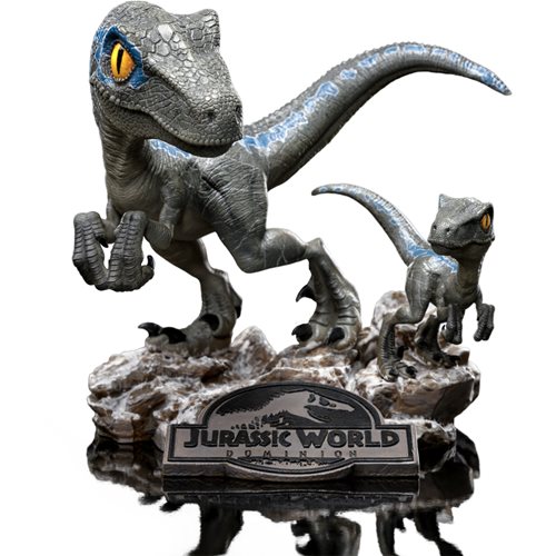 Jurassic World Dominion Blue and Beta MiniCo Vinyl Figure