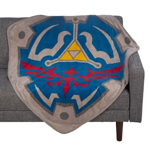 Zelda Fleece Shield Throw Blanket