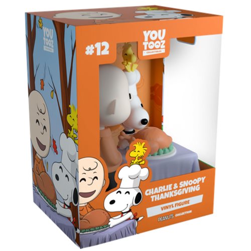 Peanuts Collection Charlie & Snoopy Thanksgiving Vinyl Figure #12