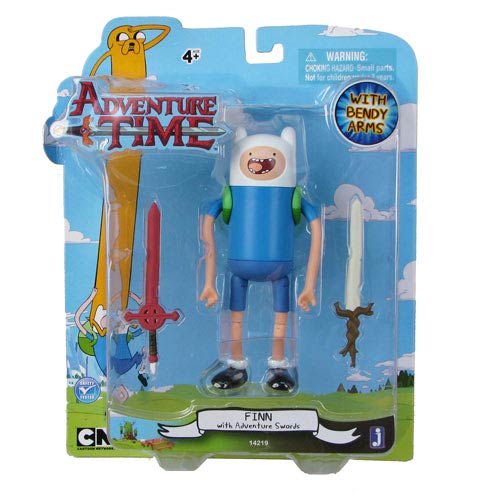 Adventure Time Finn With 2 Swords 5 Inch Action Figure NEW 