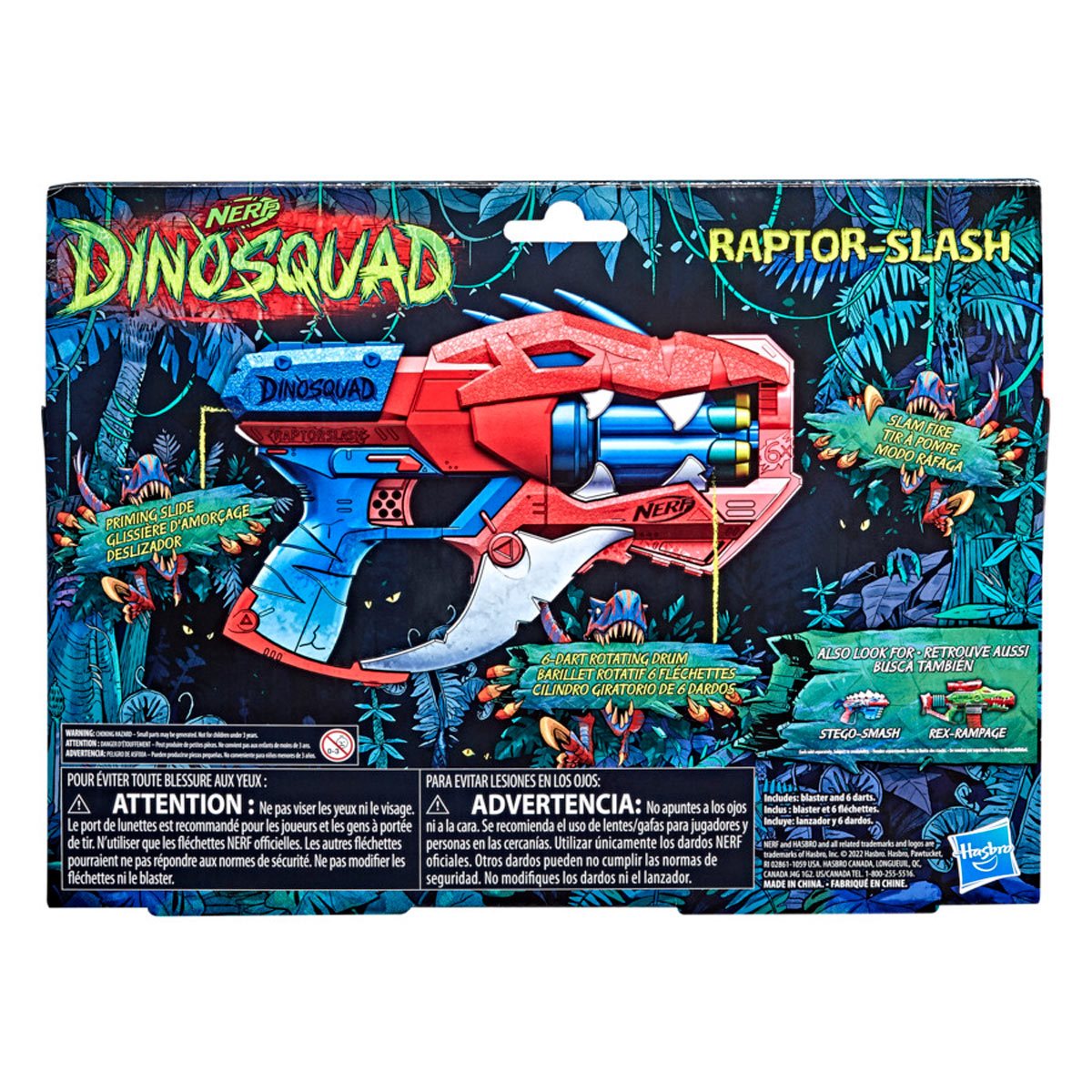 Nerf DinoSquad Raptor-Slash Dart Blaster - Entertainment Earth