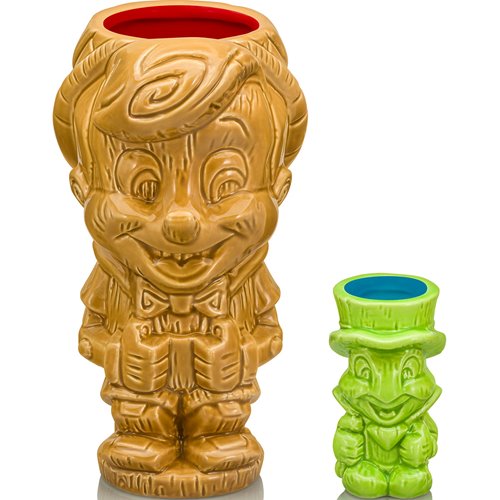 Pinocchio and Jiminy Cricket Geeki Tikis Mug 2-Pack