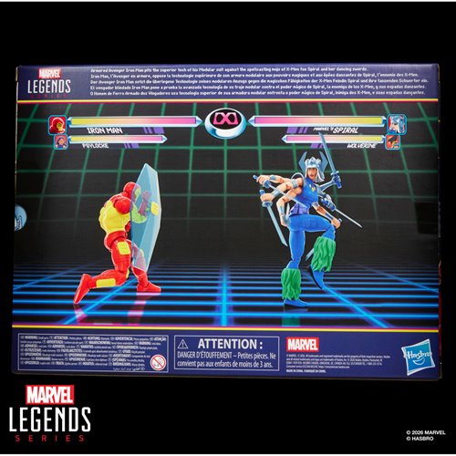 Marvel Legends Series Iron Man vs Spiral 6-Inch Action Figures