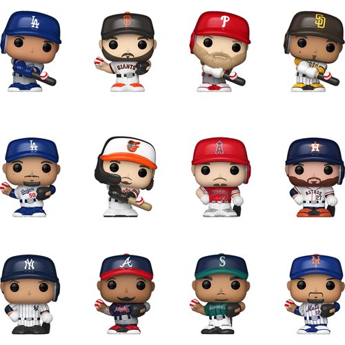 MLB Bitty Pop! Baseball Mini-Figure Display case of 24
