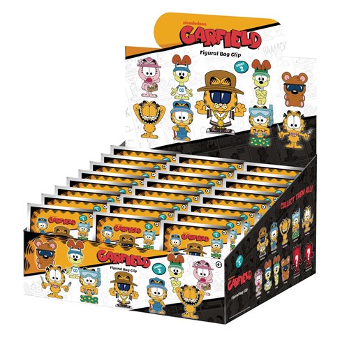 Garfield Series 2 3D Foam Bag Clip Random 6-Pack