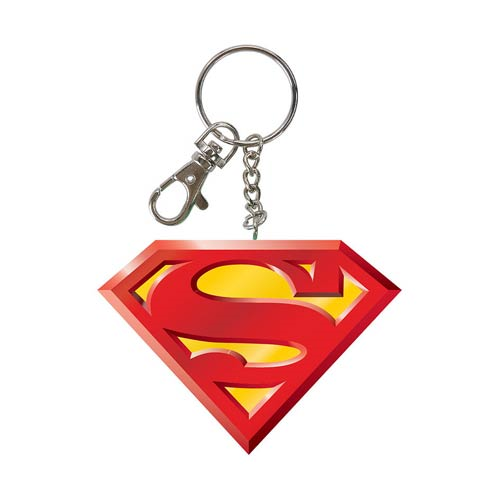 Superman Logo Bendable Key Chain - Entertainment Earth