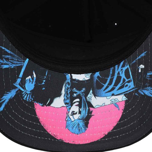 Arcane League of Legends Jinx Curved Bill Snapback Hat