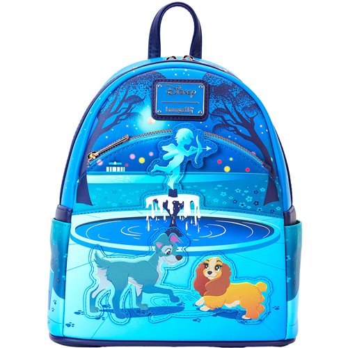 Lady and the Tramp 70th Anniversary Fountain of Love Mini-Backpack
