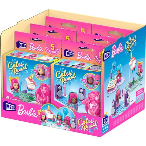 Barbie Mega Color Reveal Micro-Doll Case of 8