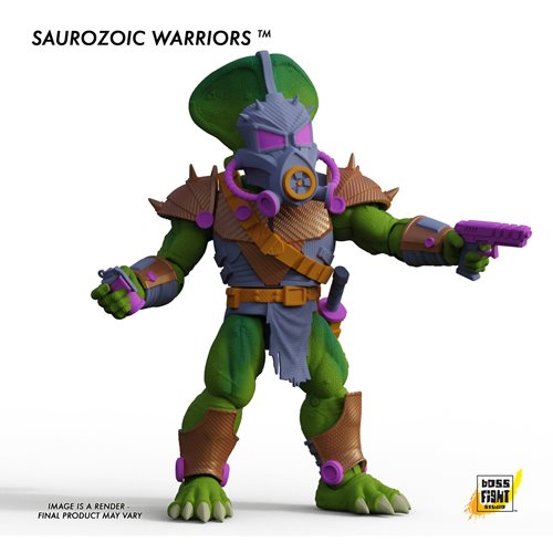 Saurozoic Warriors Wave 1 Ceratopsian Guard 1:12 Scale Action Figure