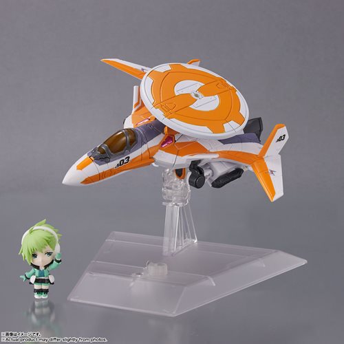 Macross Delta VF-31E Siegfried Chuck Mustang Use with Reina Prowler Tiny Session Figure Set