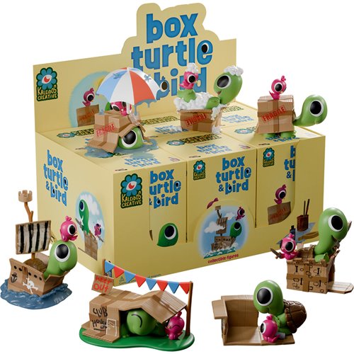Box Turtle and Bird Series 1 Blind-Box Mini-Figure Case of 6