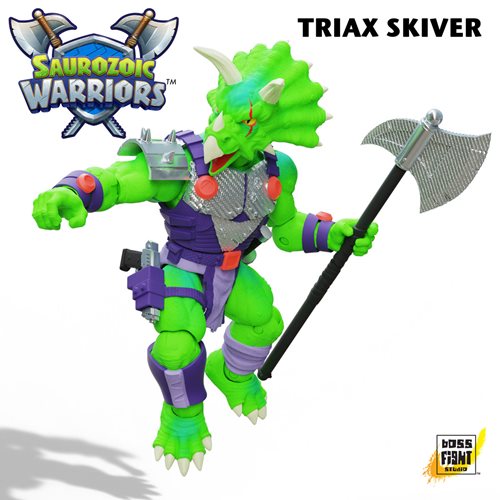Saurozoic Warriors Wave 1 Triax Skiver 1:12 Scale Action Figure