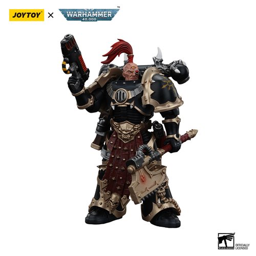 Joy Toy Warhammer 40,000 Chaos Space Marines Black Legion Chosen Power Axe 1:18 Scale Action Figure