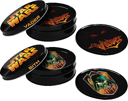 Star Wars Coasters with Tin Box - Entertainment Earth
