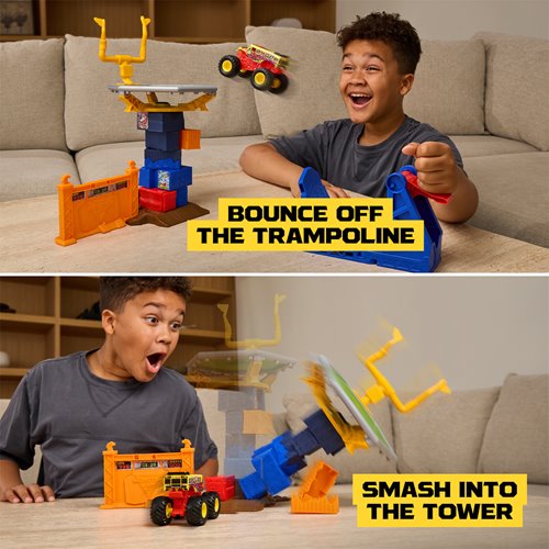Monster Jam Smash and Bash Crash Course Playset