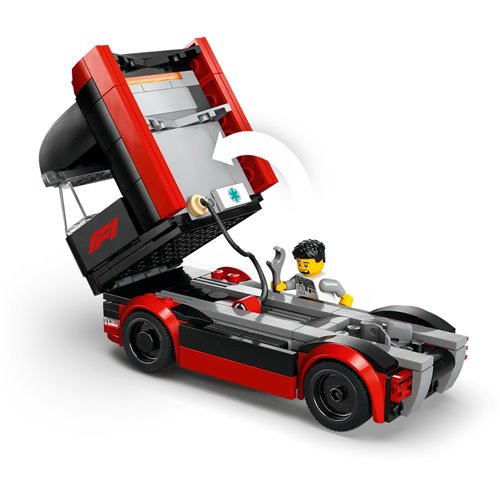 LEGO City 60445 F1 Truck with RB20 & AMR24 F1 Cars
