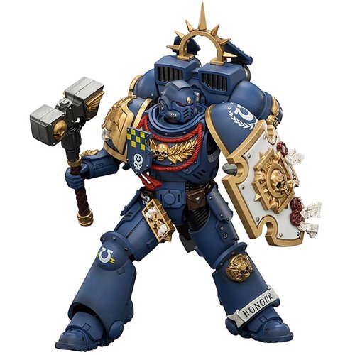 Joy Toy Warhammer 40,000 Ultramarines Captain with Jump Pack and Relic Shield 1:18 Scale Action Figure