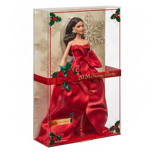 Barbie 2026 Holiday Barbie Doll with Light Brown Hair