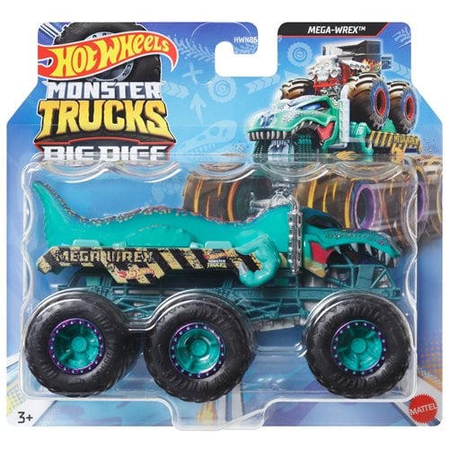 Hot Wheels Monster Trucks Big Rigs 1:64 Scale Vehicle 2024 Mix 3 Case of 4