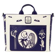The Nightmare Before Christmas Jack Skellington and Sally Night Sky Convertible Backpack & Tote Bag