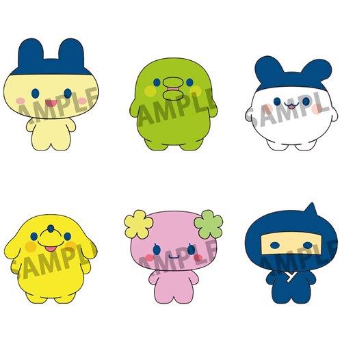 Tamagotchi Chokorin Collection Mini-Figure Case of 6