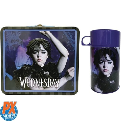 Wednesday Dance Tin Titans Lunch Box with Thermos - Previews Exclusive