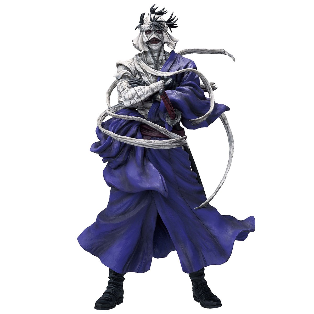 Figurine Rurouni Kenshin Himura Bandai Spirits - Statue Collection 23.9cm (Ichibansho)