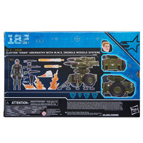G.I. Joe Classified Series #182 Clayton Hawk Abernathy 6-Inch Action Figure with M.M.S. (Mobile Miss