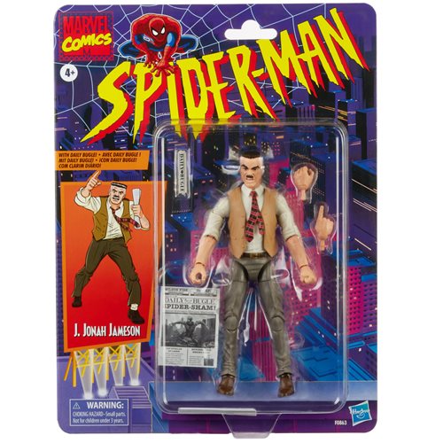 Spider-Man Retro Marvel Legends J. Jonah Jameson 6-Inch Action Figure - Exclusive