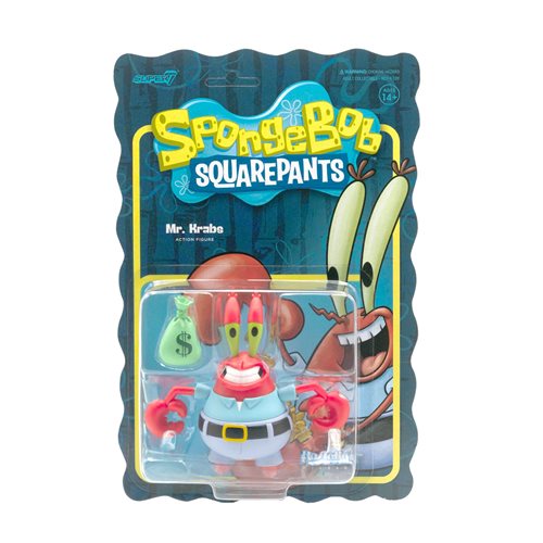 SpongeBob SquarePants Mr. Krabs 3 3/4-Inch ReAction Figure