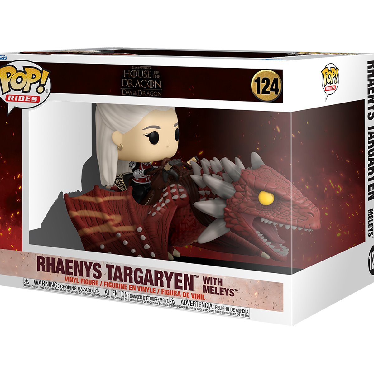 House Of The Dragon Rhaenys Targaryen With Meleys Deluxe Funko Pop House Of The Dragon Rhaenys Targaryen With Meleys Deluxe Funko Pop