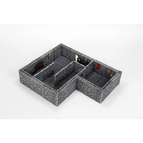 WarLock Tiles Dungeon Tiles II Full Height Stone Walls Expansion Pack