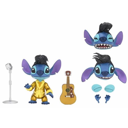 Lilo & Stitch Ultimate Gold Suit Elvis Stitch 7-Inch Scale Action Figure
