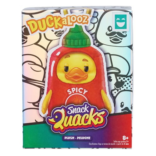 Duckalooz Snack Quacks Clip-On Blind-Box Plush Case of 8