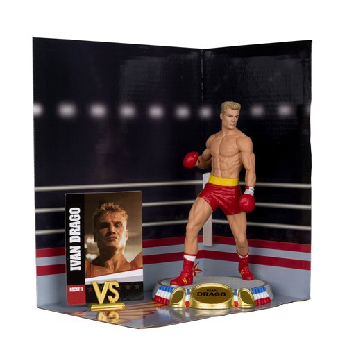 Movie Maniacs Rocky Wave 3 Ivan Drago Rocky IV 6-Inch Scale Posed Figure