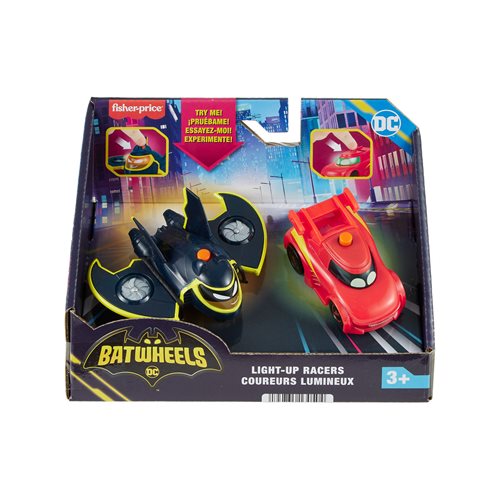 Batwheels Redbird and Batwing 1:55 Scale Light-Up Racers Vehicle 2-Pack