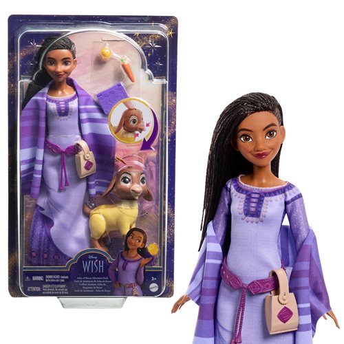 Disney Wish Asha of Rosas Adventure Pack Fashion Doll