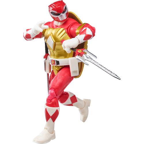 Power Rangers X Teenage Mutant Ninja Turtles Lightning Collection Foot Soldier Tommy and Raphael Red